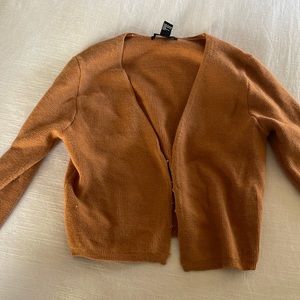 Forever 21 vintage burnt orange cardigan